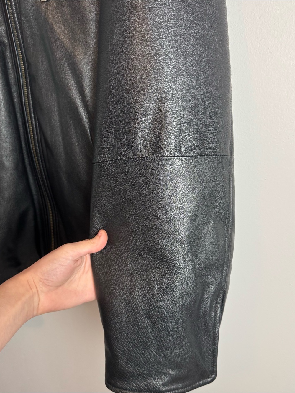 Wilsons Leather Black Men's Leather Jacket Size Large - Picture 9 of 16